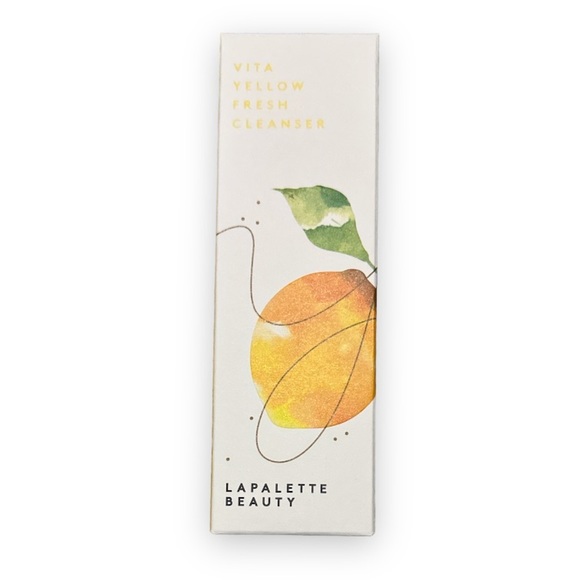 Lapalette Beauty Vita Yellow Fresh Vitamin C Cleanser bright skin new in box - Picture 1 of 2